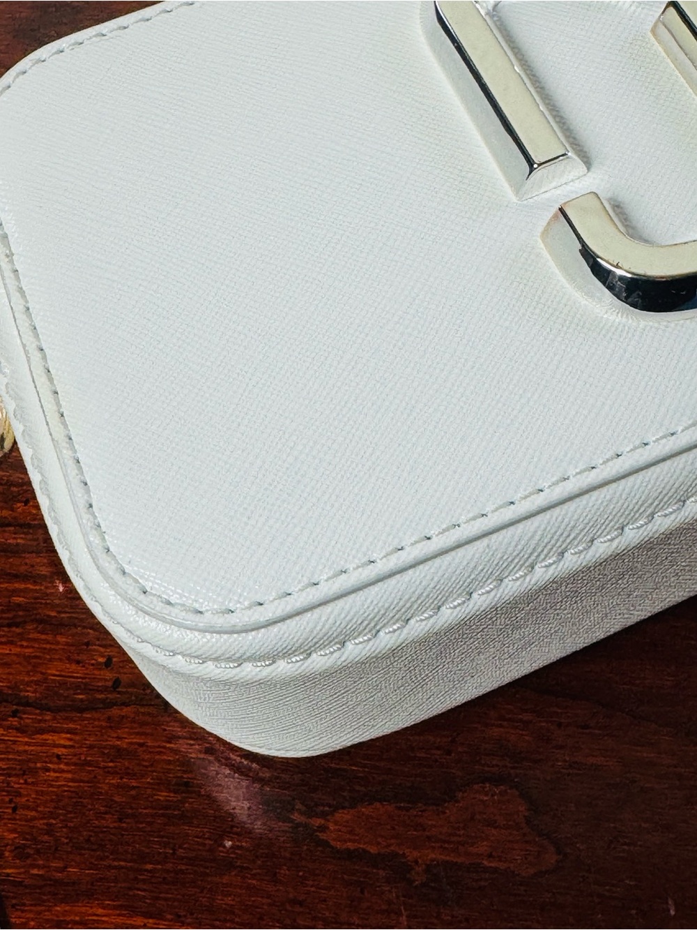 Marc Jacobs Snapshot Camera White Crossbody Bag - Picture 7 of 14